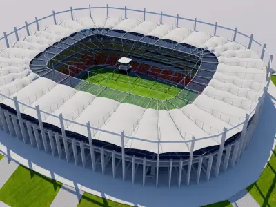 Romania National Arena - Bucharest 3D model