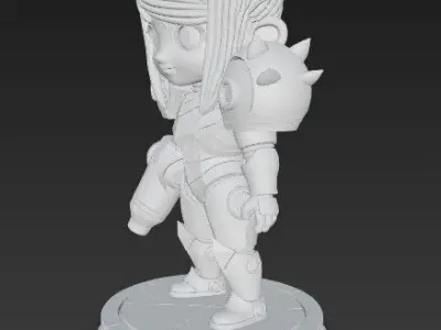 Savior of the Galaxy in Chibi Form 3D print model