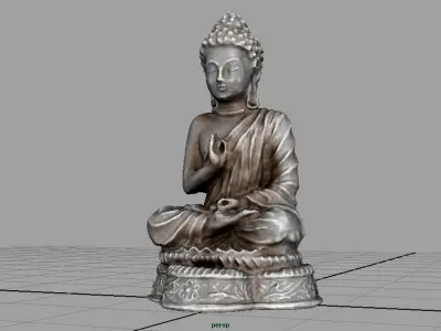 BUDDHA INDIA 3D model