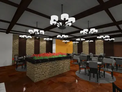 HOTEL STRAWBERRY PARK  3D model
