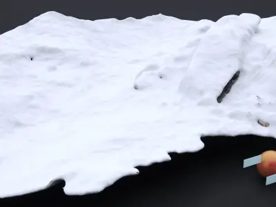 DEATH VALLEY WINTER ROCK FORMATION 002 2024 3D model