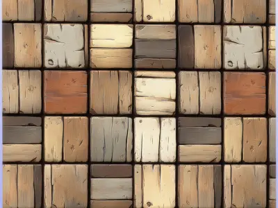 Stylized Tile Seamless Texture Texture