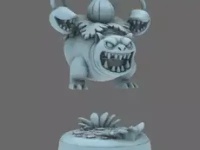 Space Orcs Maneater Vinewhip Attack Beast 3D print model
