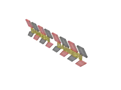 Cyberpunk Future Danger Sign v1 018 Low-poly 3D model