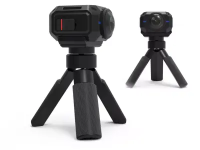 Sports camera 3D model