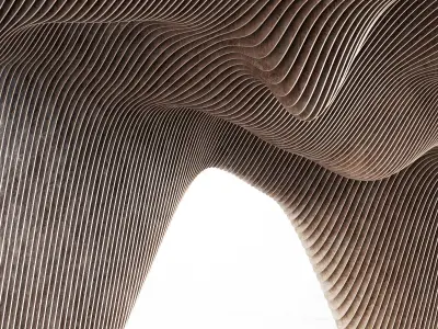 Parametric decor holl 3D model