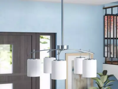 Mcraney Light Dimmable Classic Traditional Chandelier Free 3D model