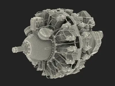  Piston Aircraft Engines Collection 3 