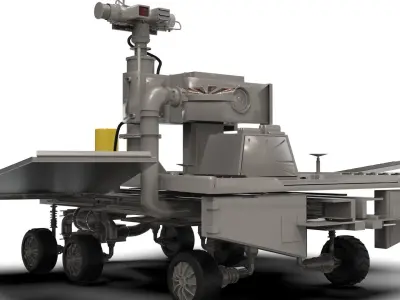 Rover sci-fi 3D model