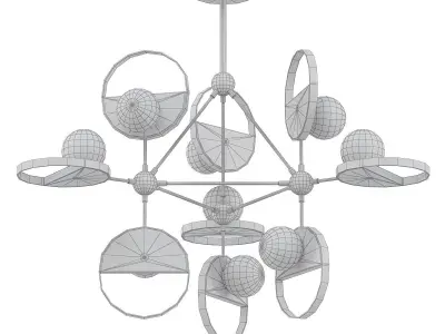 Travis Chandelier 3D model