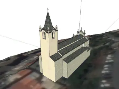 Architecture-Religion-God-Culture-Temple-0127 church 3D model