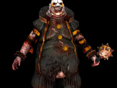 fantasy Scary monster collection for Halloween 3D Model Pack