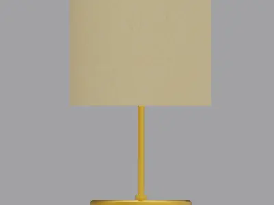 Bedside Lamp Vela P2 Low-poly 3D model