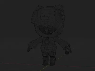 leon from brawl stars 3D model