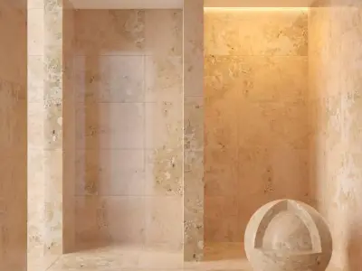 Marble wall 160 3D model