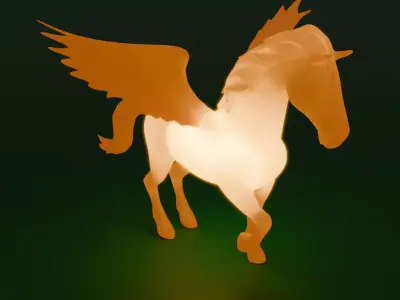 Pegasus indirect lighting 3D model