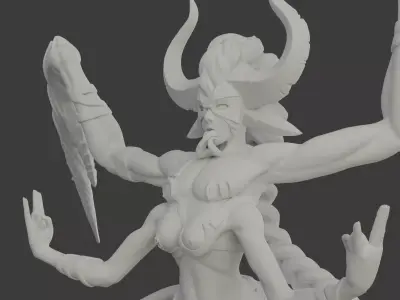 Slannesh Ballarina Demon  3D print model