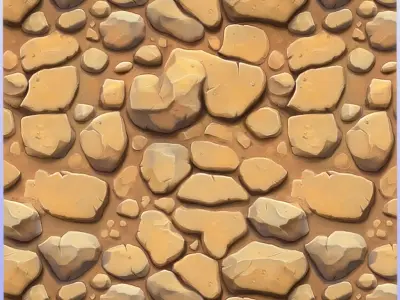 Stylized Ground Seamless Texture Texture 6