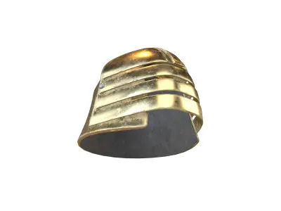 War Helmet V2 004 Low-poly 3D model