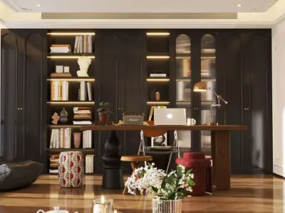 Living room  3D model 16