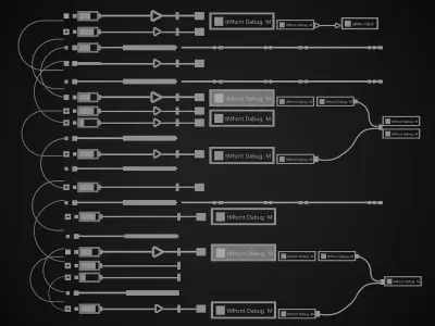 Sci-Fi Hud Elements dashboard 3D model
