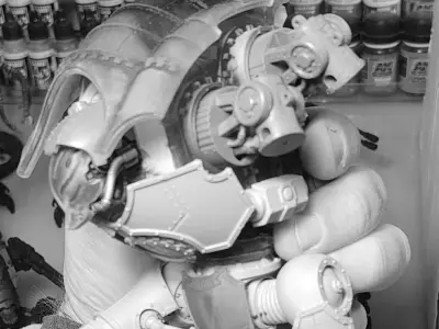 4 arms Dominus Knight conversion part 3D print model