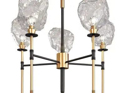 ICHE chandelier  Low-poly 3D model