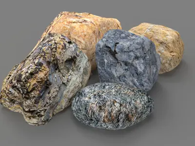 Stone Pack 3D model purchase