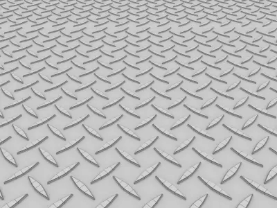 Diamond Plate 3D Model 3D model