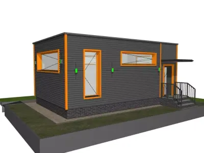 container building 3D model