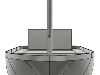 RC Christmas Ship Model 3D print model