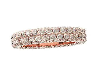 Fancy Eternity ring 3D print model