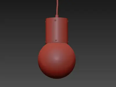 Perf Pendant Light by Jonathan Ben-Tovim 3D model