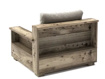 Garden Armchair 3D model