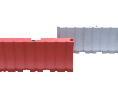 NYC Road safety barrier V01 3D model