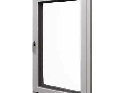 window pair of doors 3D model