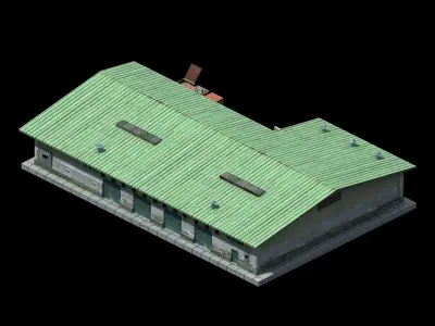 Resource recycling center 3D model