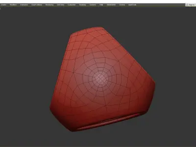 Fabbian table lamp Low-poly 3D model