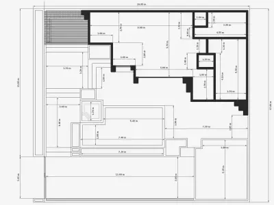 Flat villa 1 3D model