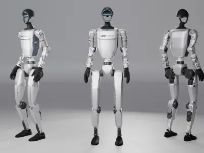 Unitree G1 robot 3D model