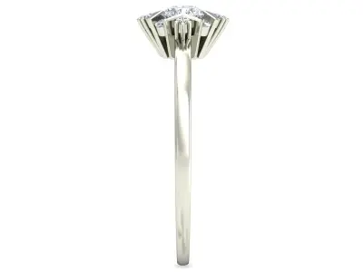 Women Wedding Engagement Ring 3D print model 18