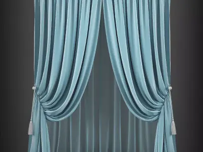 Curtain 3D model 99 3D model