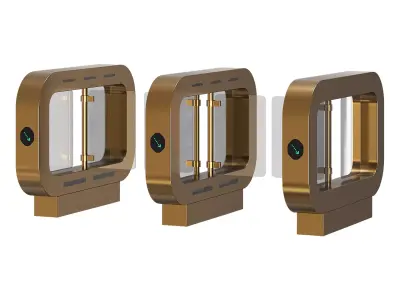 Optical rotating turnstile 3D model