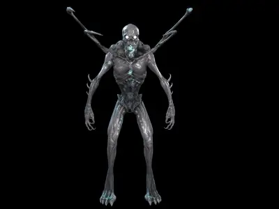 Monster Mutant7 Low-poly 3D model