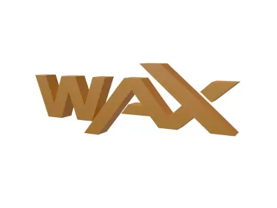 WAX Coin v2 002 Low-poly 3D model