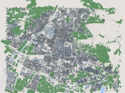 Brescia City Italy 3D model