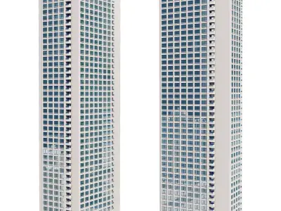 Buildings Boston Towers  3D model
