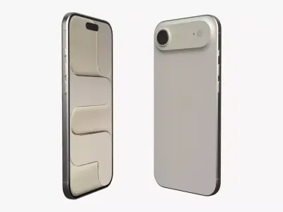 Apple iPhone Air Light Gold 3D model