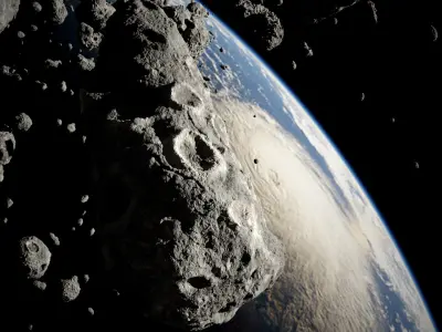  HQ Long Asteroid Field 