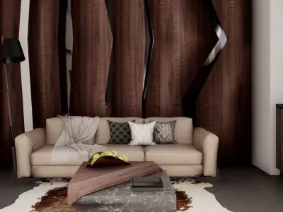 Livingroom Design 3D model buy